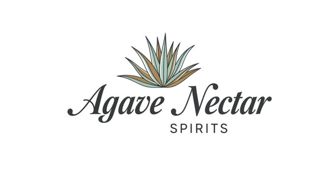 Agave Nectar Spirits logo with an agave plant illustration.