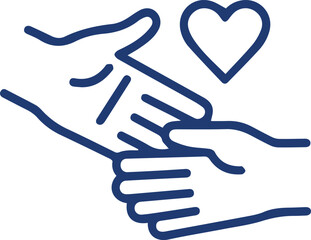 Fototapeta premium Forgiveness Healing Heart Icon