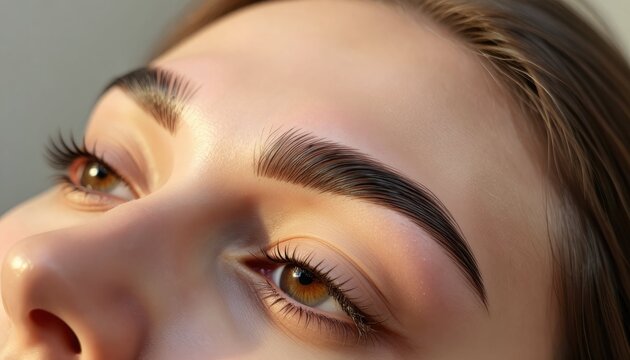 Eyebrow shaping tutorial beauty studio video guide indoor close-up aesthetic tips for perfect eyebrows