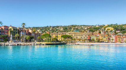 Obraz premium Waterfront and Historic Buildings in Santa Margherita Ligure