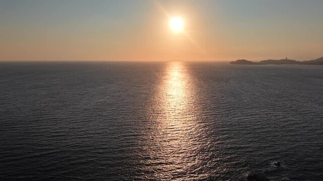 cliff and ocean in paradise acapulco