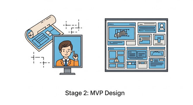 MVP Design Stage Wireframe and User Interface Mockup.