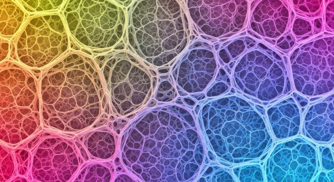 Detailed abstract image showing interconnected organic veins and subtle flower patterns creating a beautiful biological texture backdrop, branching, complexity, pattern