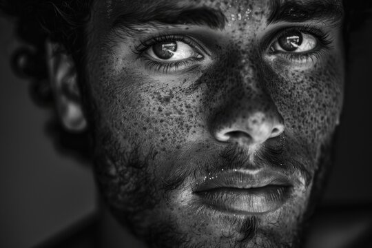 Freckled Gladiator Warrior Portrait Ancient Roman Colosseum Arena Fighter Battles Tradition