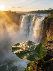 Fototapeta premium Pristine Wilderness and Plunging Waters of Victoria Falls