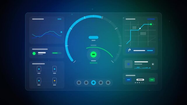 A futuristic glassmorphism electric vehicle EV dashboard, showing battery range, speed, and navigation on translucent panels.