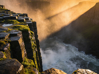Fototapeta premium Pristine Wilderness and Plunging Waters of Victoria Falls
