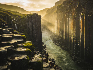 Fototapeta premium Pristine Wilderness and Plunging Waters of Victoria Falls