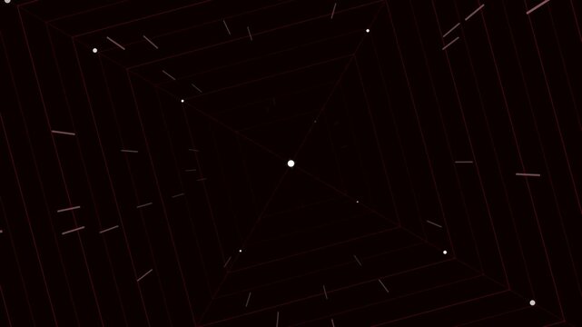 An intense crimson server rack animation, depicting a 'blood drive' cyber system pulsing with dangerous digital data.