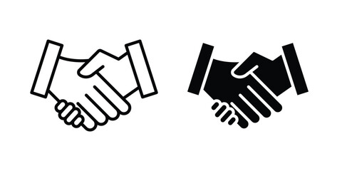 Obraz premium Partner icon. Glyph solid icons collection. Line symbols