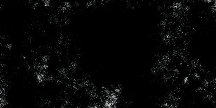 Grunge black and white background. Monochrome pattern of vintage surface. Background of cracks, scuffs, chips, stains, ink spots, lines 