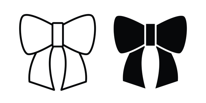 Bow icon and symbol series vector illustration