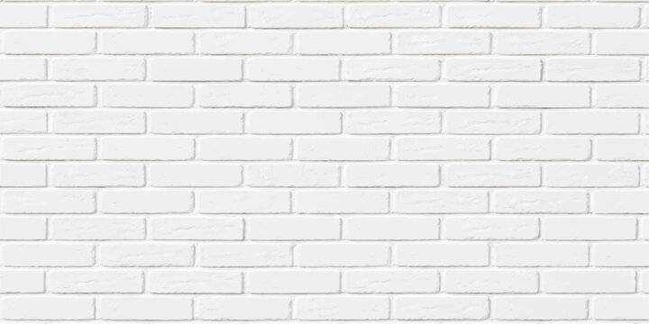 Minimalist White Brick Wall Vector for Clean Modern Architecture Design and Artistic Background Projects