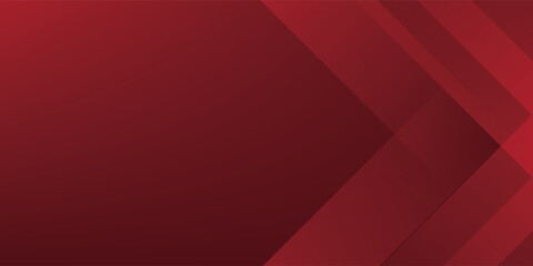 Fototapeta premium Abstract dark red background with overlapping diagonal geometric stripes. Modern minimalist design with elegant crimson gradients and professional corporate aesthetic.