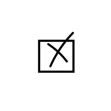 cross animation on transparent background, Set of animated wrong on alpha channel, cross animation, Animated arrow