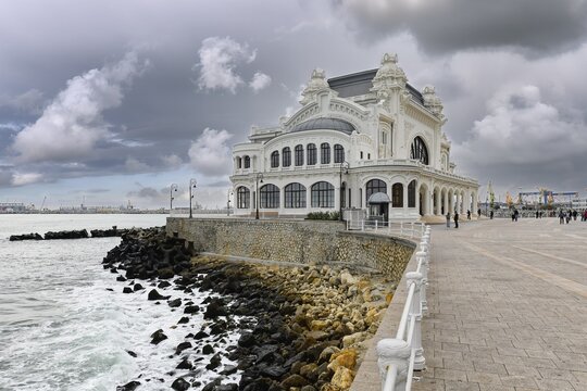 The old Casino, symbol of the Constanta city, Romania