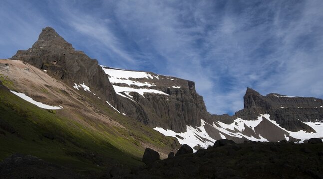 St&oacute;rur&eth; landslide in Dyrfj&ouml;ll, Iceland