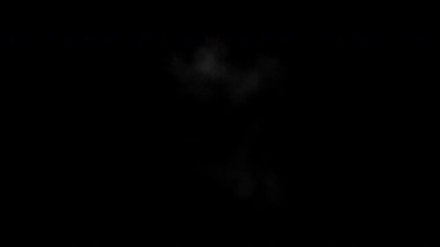 Large smoke hit VFX element - 60 fps, 4K Pro Res with mask pass
