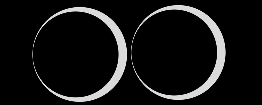 total lunar eclipse with one star. vector