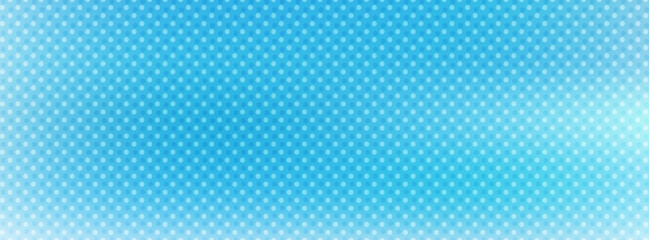 Obraz premium Blue Halftone Dot Pattern Background with Radial Gradient, Retro Pop Art Style Comic Book Texture, Modern Minimalist Geometric Vector Illustration
