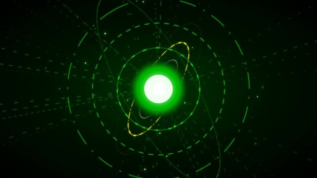 A hazardous toxic green bio-reactor core, containing swirling radioactive mutagen energy within a high-tech turbine.