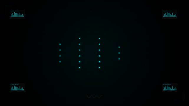 Dynamic Abstract Motion Graphic Animation with Futuristic Visuals and Smooth Camera Perspective for Creative Video Content