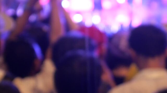 Electronic Dance Music and crowd of people