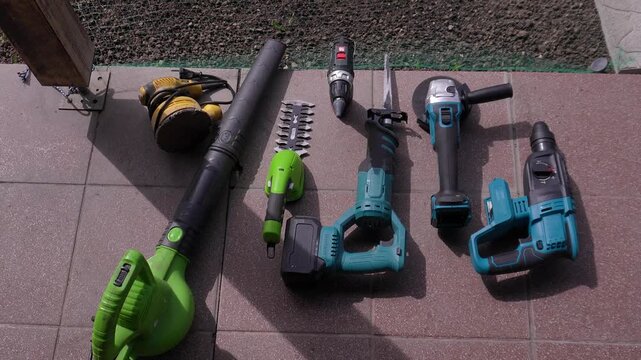 Tools for home improvement, repairs, and gardening. Battery-powered and electric appliances for cleaning and home repairs.