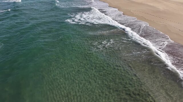 Playa do rostro beach in finisterre galicia spain