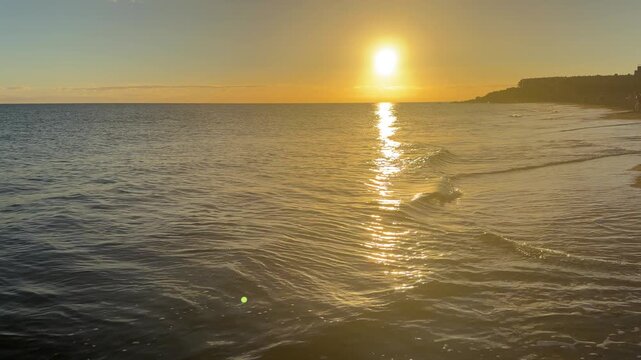 Atlantic ocean at el Medano Tenerife, Spain
