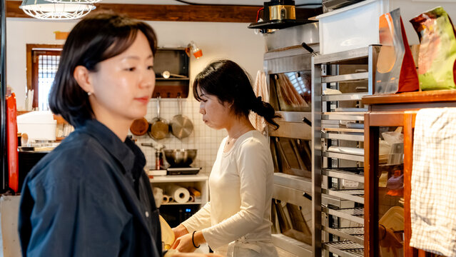 Cozy coffee shop atmosphere in South Korea