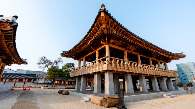 Traditional pavilion at Jeolla Gamyeong heritage site