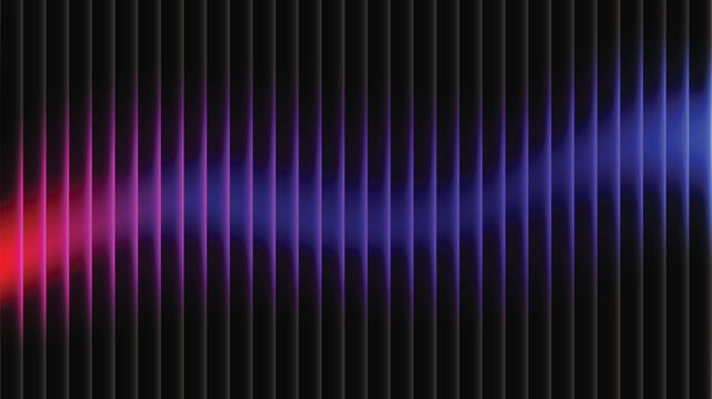 Vibrant sound wave graphic design element.