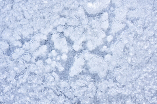 Uyuni salt flats texture, white crystalline pattern background