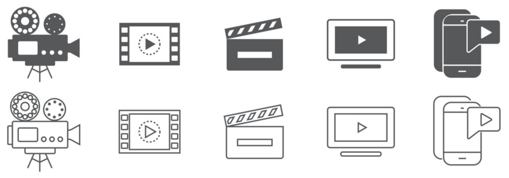 Motion icon set. Containing movement, animation, speed, swing, dynamic, position, acceleration, running, rotation, bounce and motion sensor icons. Solid icon collection.