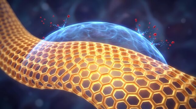 Gut Lining Barrier Protection 3D Concept for Leaky Gut Repair, Intestinal Wall Health and Functional Medicine

