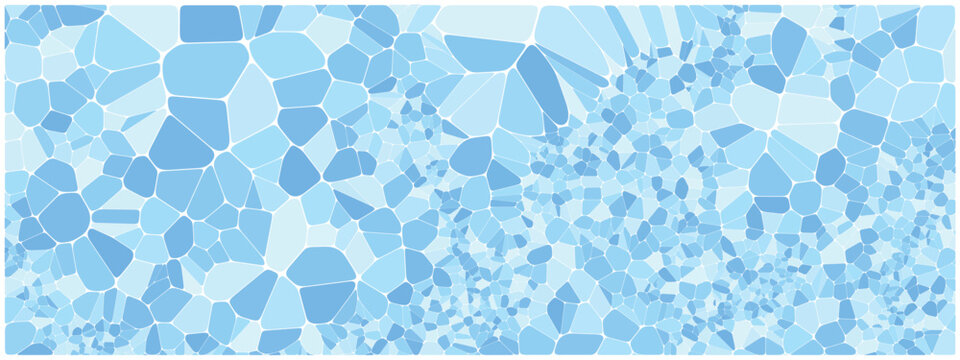 Cell Background Pebble, Geometric Background Pebble, Voronoi Seamless Cell. Organic Mosaic Illustration, Soft Abstract Wall Concept Design.