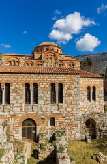 Naklejka premium Holy Monastery of Hosios Loukas, historic walled monastery situated near the town of Distomo, in Boeotia, Greece.