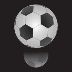 Fototapeta premium Realistic Soccer Ball 3D Icon...