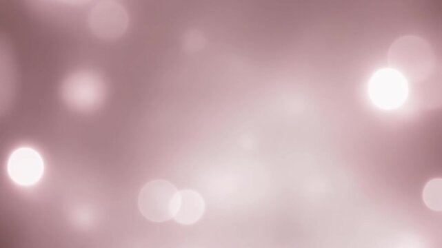 Dreamy Bokeh Light Spots Soft Focus Slow Motion Abstract Cinematic Video Background
