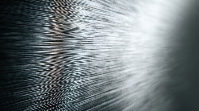 Industrial style metal texture background with cool gray tones and crisp parallel grain