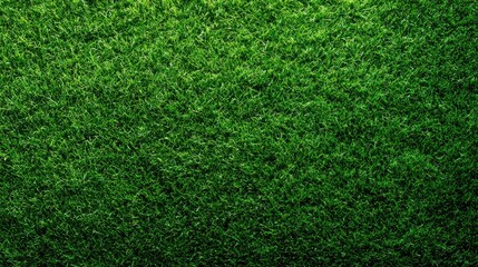 Obraz premium Close-up view of vibrant green, dense, short-cut artificial turf with a soft texture