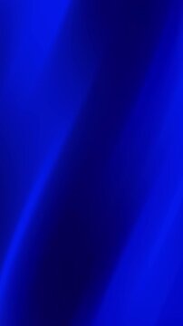 Vertical deep blue luxury satin fabric backdrop featuring soft flowing curves and modern aesthetics