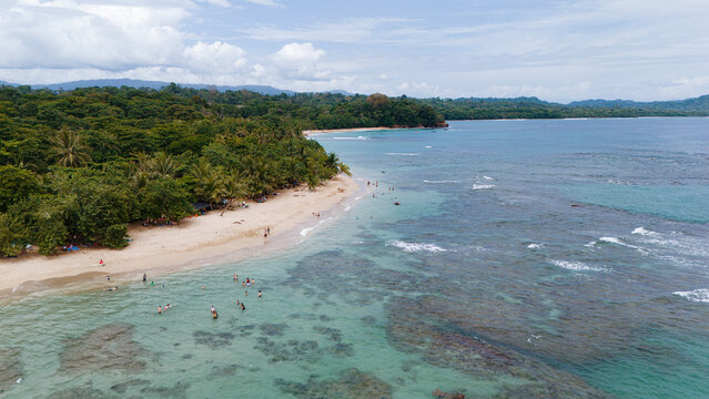 Puerto viejo Costa Rica en drone