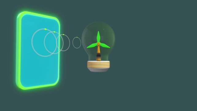 Wireless energy transfer charging renewable wind power
