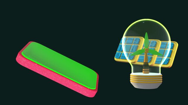Smartphone charging with renewable solar and wind energy