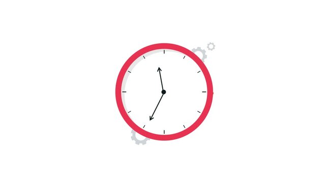 4k Time Utilization Concept Animation Video 