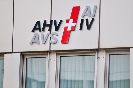 AHV AVS AI IV Swiss pension and invalidity sign