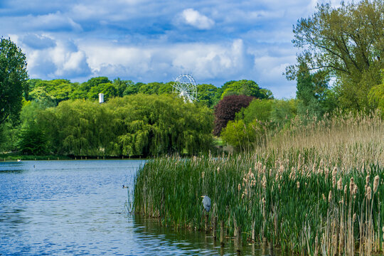 A view of Wicksteed park Kettering Northamptonshire