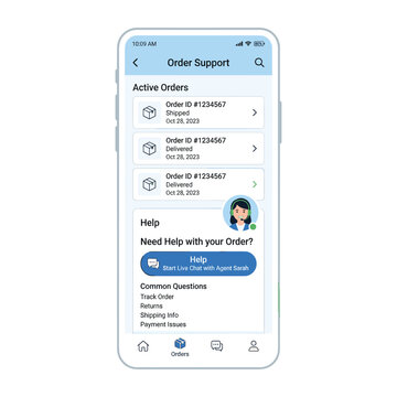 Order Support App Order Management With Phone